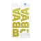 12 Pack: Gold Chunky Glitter Alphabet Stickers by Recollections™